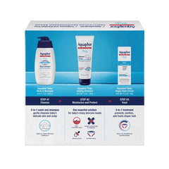 Aquaphor Baby Skincare Essentials Gift Set - 3pk: For Normal & Sensitive Skin, Unscented, Whole Body Cleansing