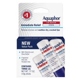 Aquaphor Lip Repair Stick - 3pk/0.51oz: Moisturizing, Clear Balm, Travel Size