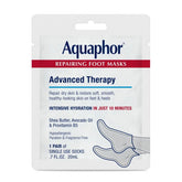 Aquaphor Advanced Therapy Repairing Foot Mask - 0.7 fl oz: Deep Hydration, Paraben-Free, Contains Shea Butter