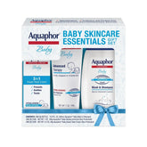 Aquaphor Baby Skincare Essentials Gift Set - 3pk: For Normal & Sensitive Skin, Unscented, Whole Body Cleansing
