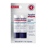 Aquaphor Lip Balm Repair Stick for Chapped Lips - 2pk/.34oz: Paraben-Free, Unflavored, Travel Size