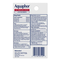 Aquaphor Lip Protectant + SPF Lip Balm - 0.17oz: Nourishing, Contains Shea Butter, Stick Form, Unflavored