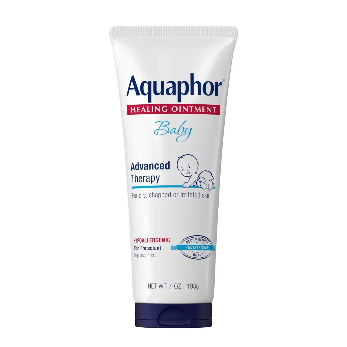 Aquaphor Baby Healing Ointment Advanced Therapy Skin Protectant - Dry Skin and Diaper Rash Ointment - 7oz