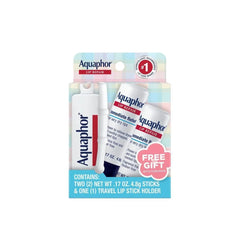 Aquaphor Lip Repair Stick Dual Pack with Free GWP Lip Koozie - 0.51oz/3pk