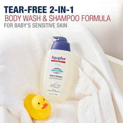 Aquaphor Unscented Baby Wash & Shampoo - 25.4oz: Liquid Cleanser with Pump Bottle for Sensitive & Normal Skin